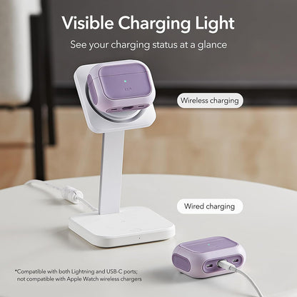 ESR Orbit Hybrid hoes voor Apple AirPods Pro Series, Paars