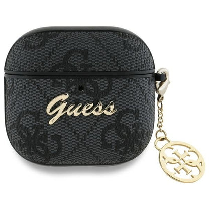Guess 4G Charm Case for Apple AirPods 4, Black