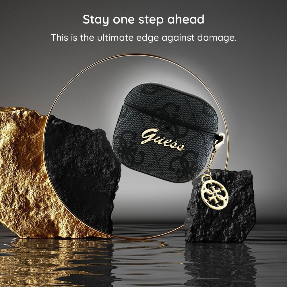 Guess 4G Charm Case for Apple AirPods 4, Black