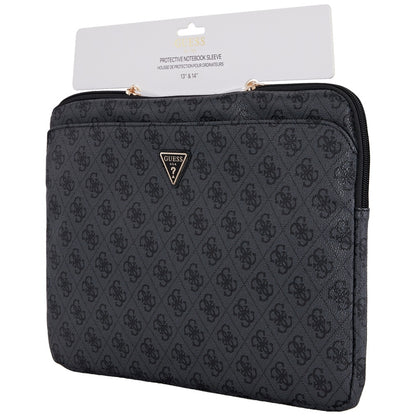 Guess 4G Triangle Logo hoes voor 14 inch laptop, Zwart