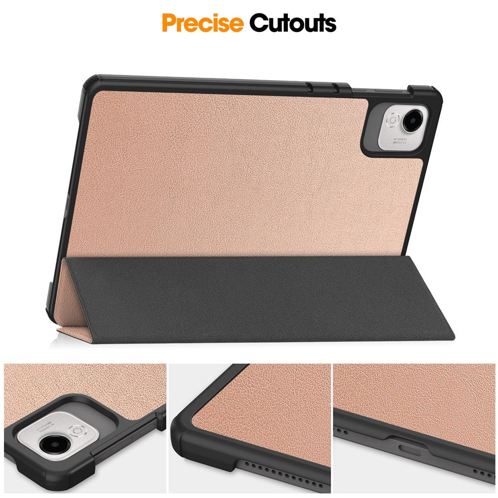 Hoes voor Honor Pad X9a / X9 / X8 Pro, Techsuit, FoldPro, Roze Goud