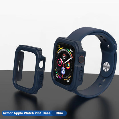 Lito Armor 360 hoes voor Apple Watch 38mm Series, Blauw