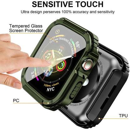 Lito Armor 360 hoesje voor Apple Watch 38mm Series, Groen