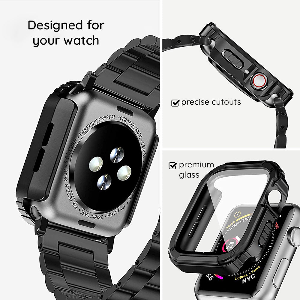 Lito Armor 360 hoes voor Apple Watch 42mm Series, Blauw