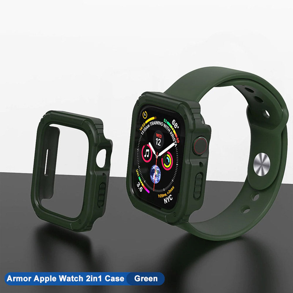 Lito Armor 360 hoes voor Apple Watch 42mm Series, Groen