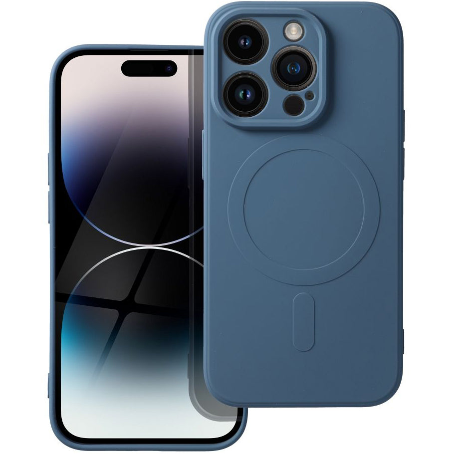 MagSafe-hoesje voor Apple iPhone 14 Pro, OEM, Silicone Mag, Blauw