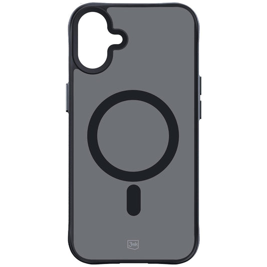 MagSafe hoesje voor Apple iPhone 16 Plus, 3MK, Rook MagCase, Zwart