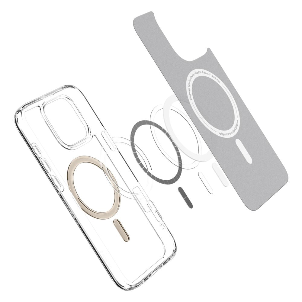 MagSafe hoesje voor Apple iPhone 16 Pro, Spigen, Ultra Hybrid, Aurie ACS08132 