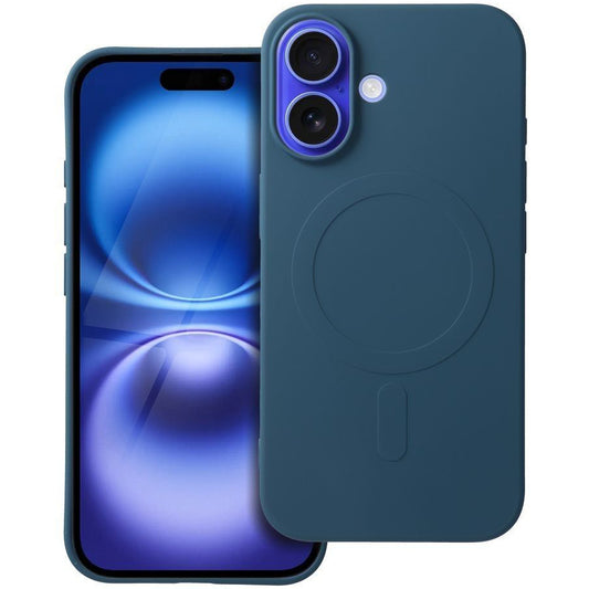 MagSafe Case for Apple iPhone 16, OEM, Silicone Mag (Big Hole), Blue