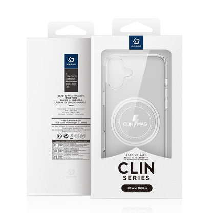 MagSafe hoesje voor Apple iPhone 16 Plus, DUX DUCIS, Clin, Transparant