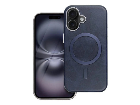 MagSafe hoesje voor Apple iPhone 14 Pro, OEM, Gentleman Mag, Marineblauw