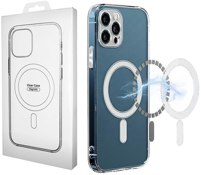 MagSafe-hoes voor Apple iPhone 16 Pro Max, OEM, Clear with Camera Protection, Transparant