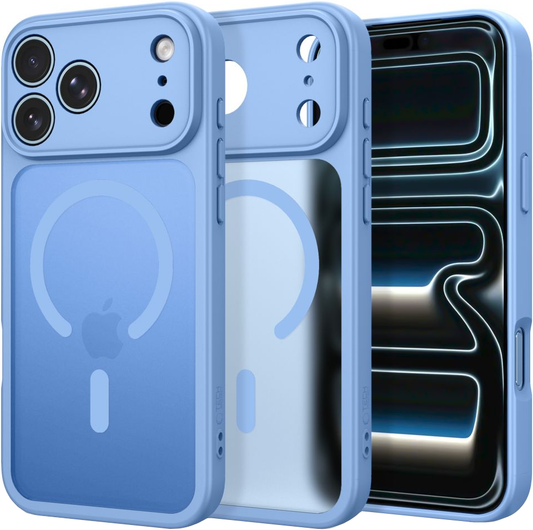 MagSafe-hoesje voor Apple iPhone 18 Pro / 17 Pro, Tech-Protect, BasicMag, Mat Blauw