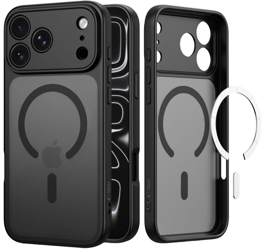 MagSafe-hoesje voor Apple iPhone 18 Pro Max / 17 Pro Max, Tech-Protect, BasicMag, Mat Zwart