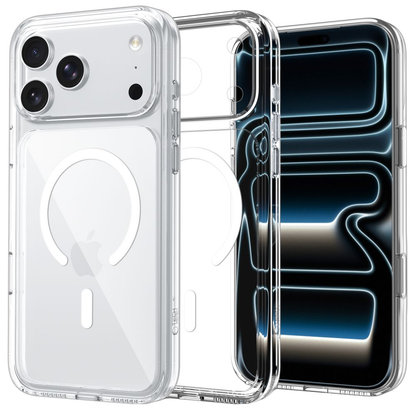 MagSafe-hoes voor Apple iPhone 18 Pro / 17 Pro, Tech-Protect, Flexair Hybrid CC, Transparant
