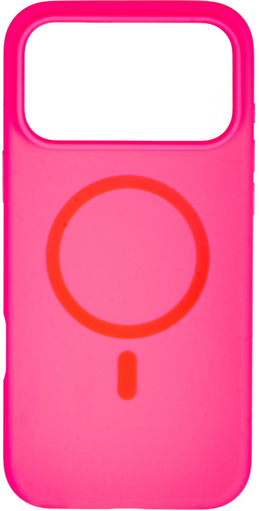 MagSafe-hoes voor Apple iPhone 18 Pro / 17 Pro, OEM, vloeibaar siliconen, rood