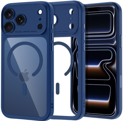 MagSafe-hoesje voor Apple iPhone 18 Pro Max / 17 Pro Max, Tech-Protect, MagPeak CC, Marineblauw
