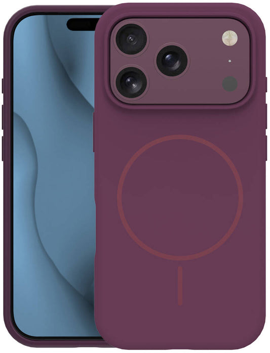 MagSafe-hoesje voor Apple iPhone 18 Pro Max / 17 Pro Max, OEM, Silicone Thin, Bordeaux