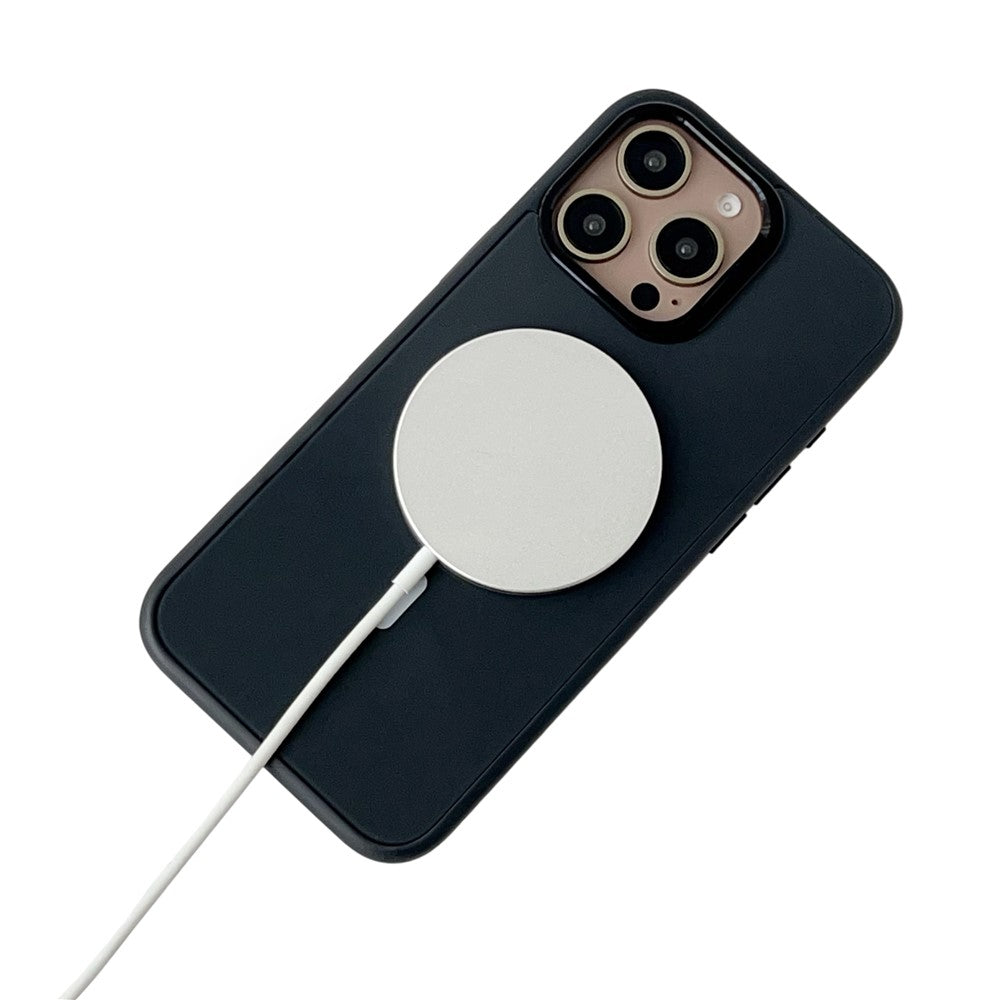 MagSafe-hoes voor Apple iPhone 15 Pro Max, OEM, Round Screen Smart E-Ink, Zwart
