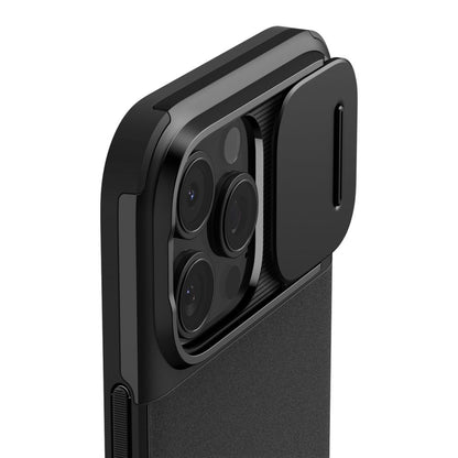 MagSafe Case for Apple iPhone 16 Pro Max, Spigen, OPTIK ARMOR, Black ACS08015