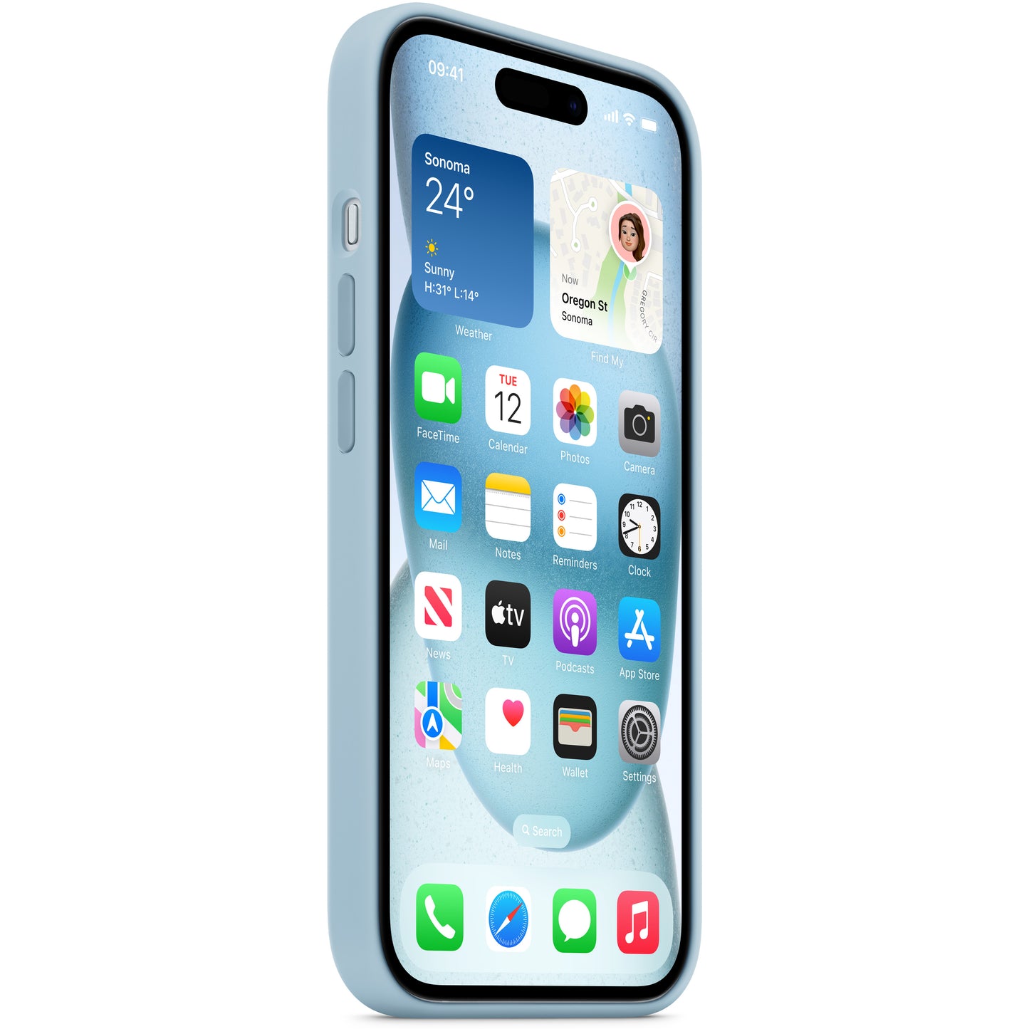 MagSafe hoesje voor Apple iPhone 15, Blauw MWND3ZM/A