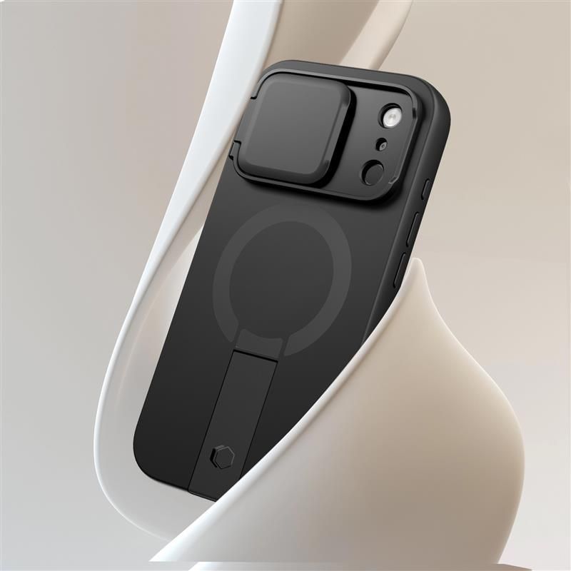 MagSafe hoesje voor Apple iPhone 17 Pro Max, Tech-Protect, Kevlar Aura, Zwart