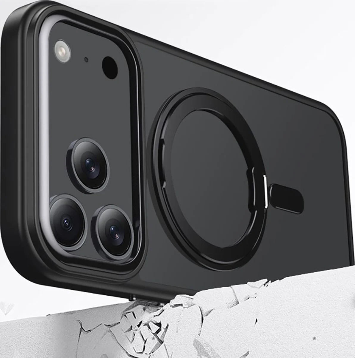 MagSafe Case for Apple iPhone 17 Pro Max, Tech-Protect, MagRing, Black