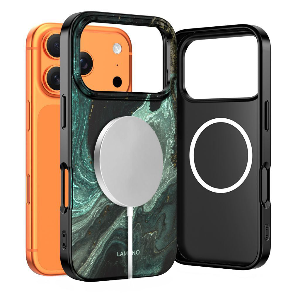 MagSafe Case for Apple iPhone 17 Pro Max, Tech-Protect, Lamano Aura, Green