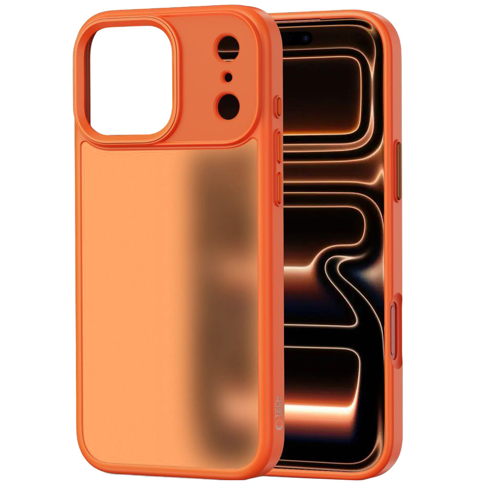Hoes voor Apple iPhone 17 Pro, Tech-Protect, Magmat, Mat Oranje