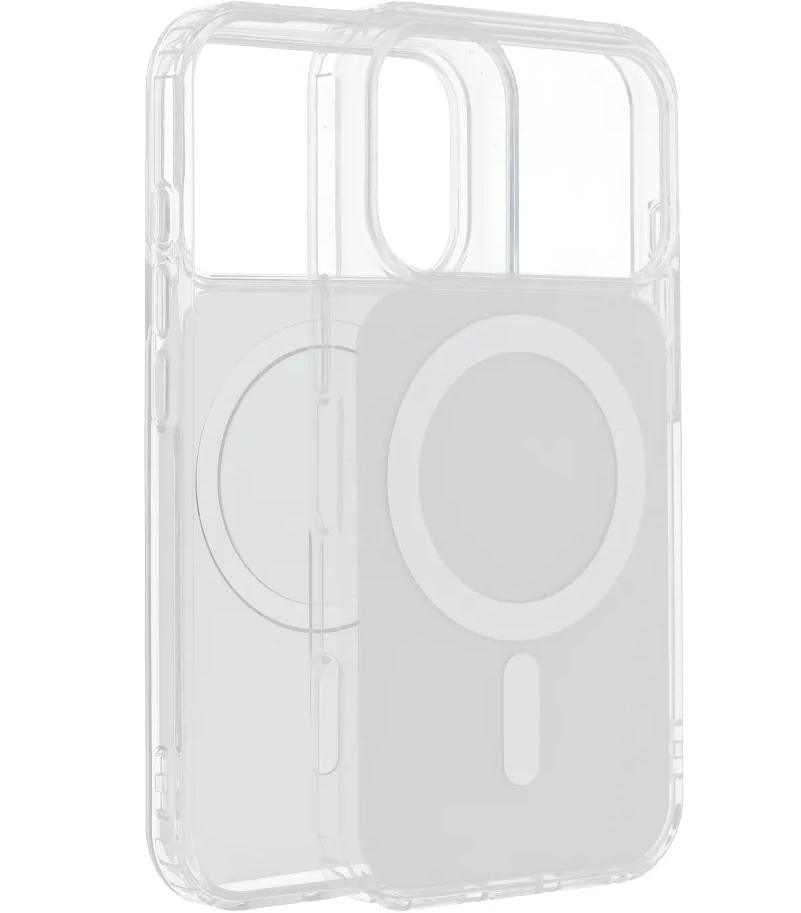 MagSafe-hoes voor Apple iPhone 17e / 16e, OEM, Clear Fusion Mag Cover, Wit