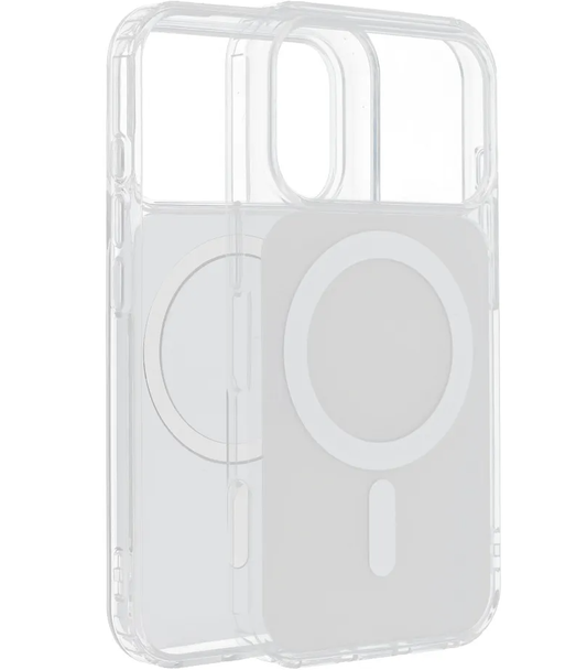 MagSafe-hoes voor Apple iPhone 17e / 16e, OEM, Clear Fusion Mag Cover, Wit