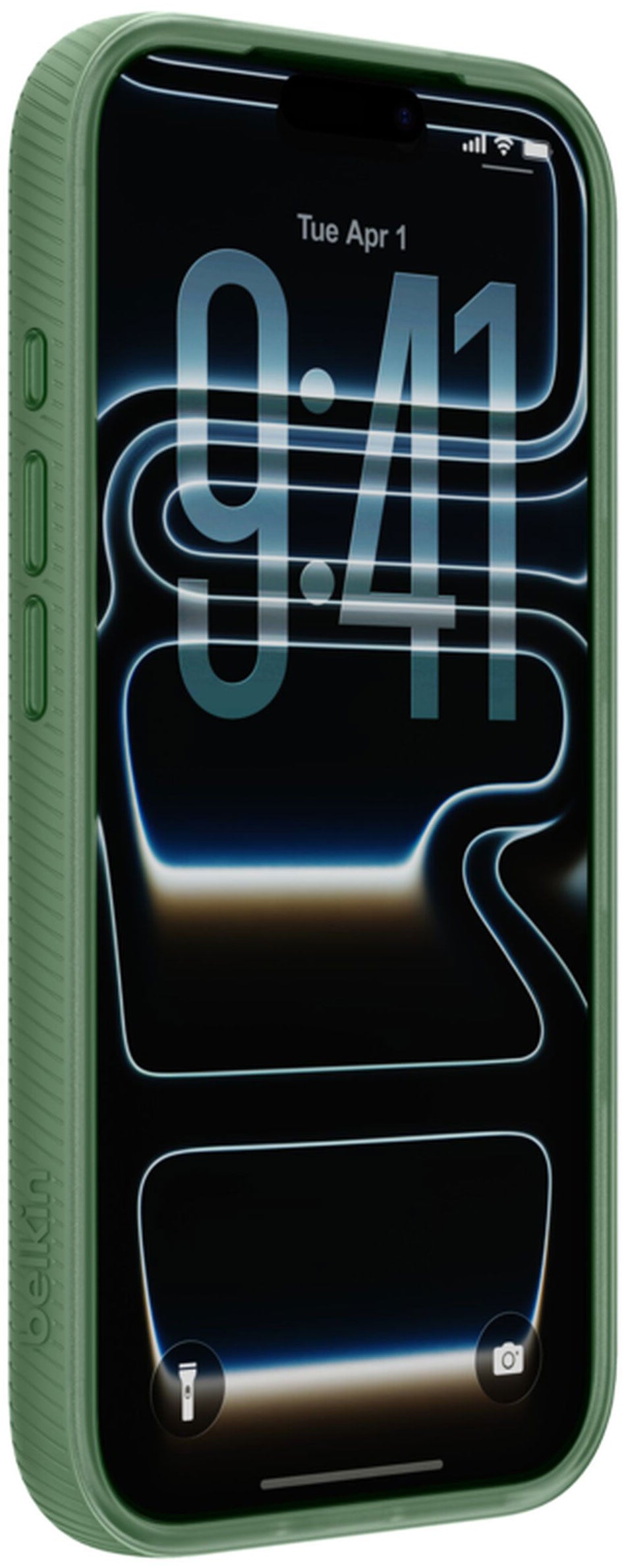MagSafe-hoesje voor Apple iPhone 17 Pro, Belkin, SheerForce Grip, Groen MSA035hqSE
