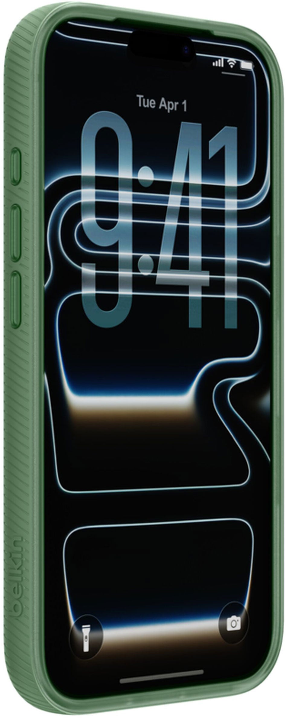MagSafe-hoes voor Apple iPhone 17 Pro Max, Belkin, SheerForce Grip, Groen MSA036hqSE
