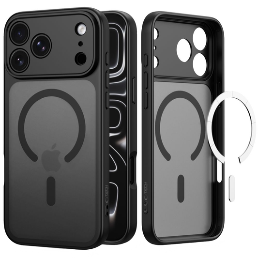 MagSafe-hoesje voor Apple iPhone 18 Pro / 17 Pro, Tech-Protect, BasicMag, Mat Zwart