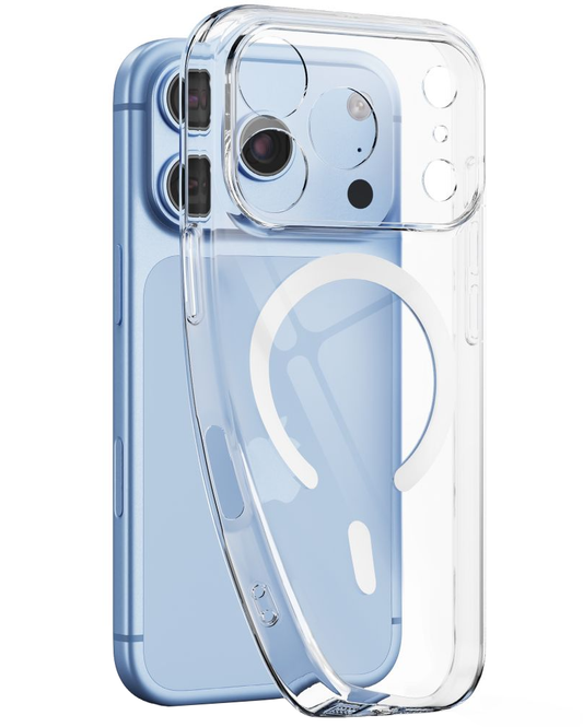 MagSafe-hoesje voor Apple iPhone 18 Pro / 17 Pro, Tech-Protect, Flexair, Transparant