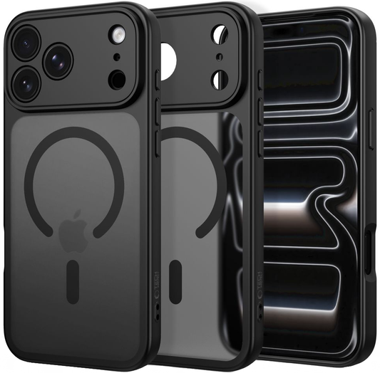 MagSafe-hoesje voor Apple iPhone 18 Pro Max / 17 Pro Max, Tech-Protect, BasicMag, Mat Zwart