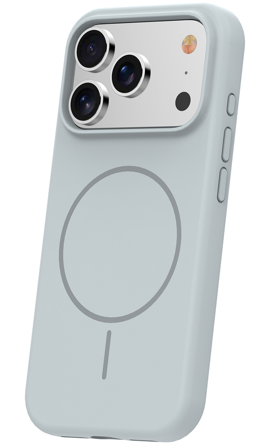 MagSafe-hoesje voor Apple iPhone 17 Pro, OEM, Silicone Thin, Grijs