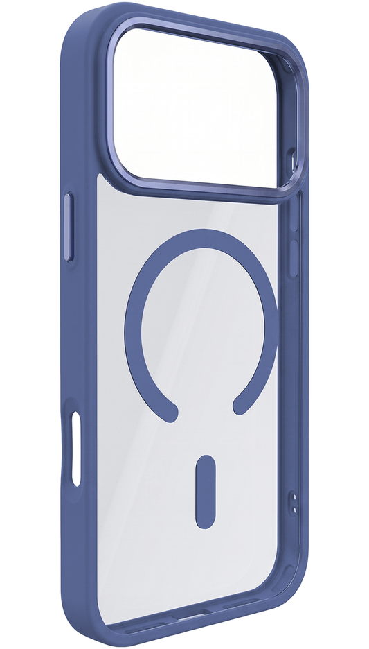 MagSafe-hoesje voor Apple iPhone 18 Pro Max / 17 Pro Max, OEM, Color Clear Mag, Blauw