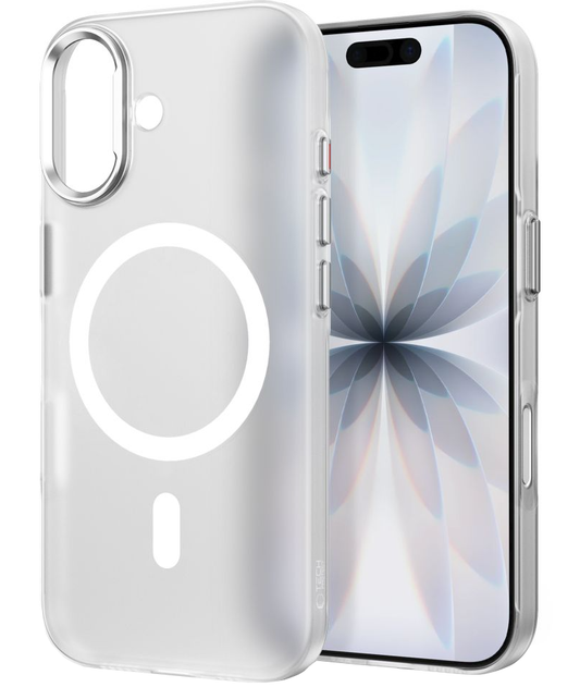 MagSafe-hoesje voor Apple iPhone 17, Tech-Protect, MagZero, Mat Wit