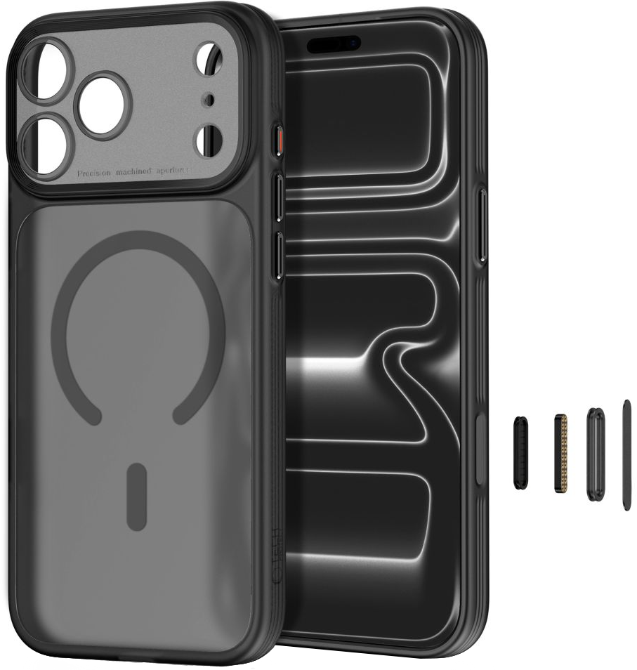 MagSafe-hoes voor Apple iPhone 18 Pro Max / 17 Pro Max, Tech-Protect, MagPrime CC, Mat Zwart