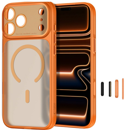 MagSafe-hoes voor Apple iPhone 18 Pro Max / 17 Pro Max, Tech-Protect, MagPrime CC, Mat Oranje