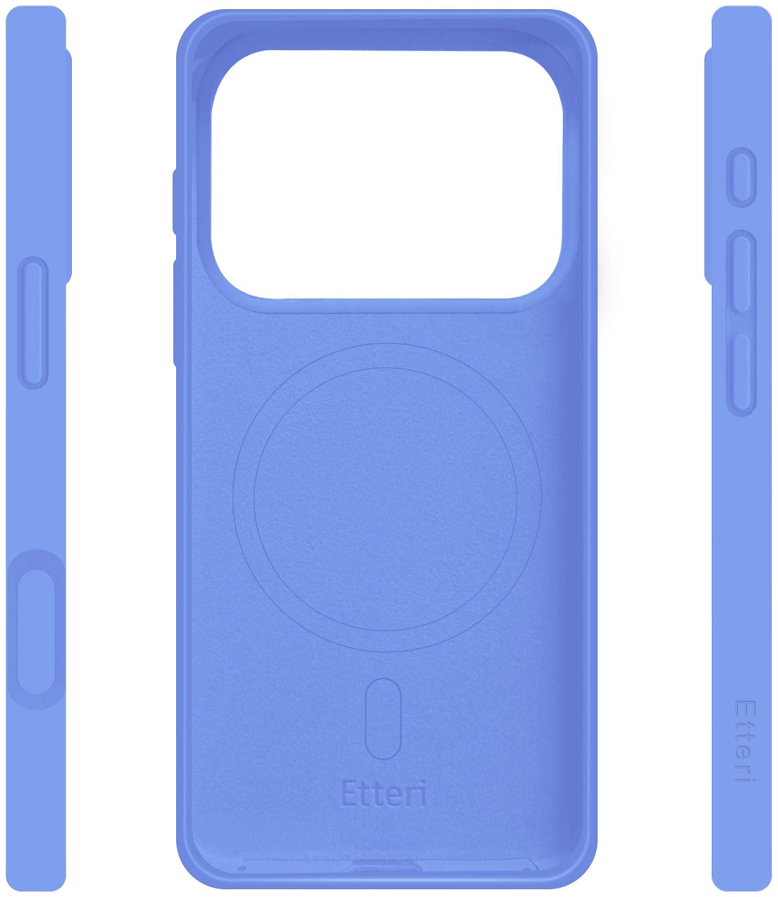 MagSafe Case for Apple iPhone 18 Pro / 17 Pro, Etteri, Silicone Mag, Blue