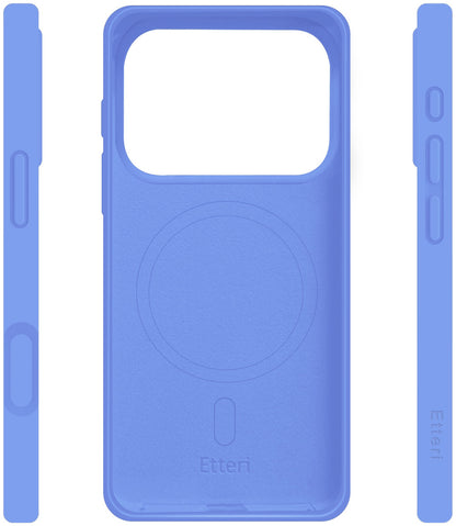 MagSafe Case for Apple iPhone 18 Pro / 17 Pro, Etteri, Silicone Mag, Blue