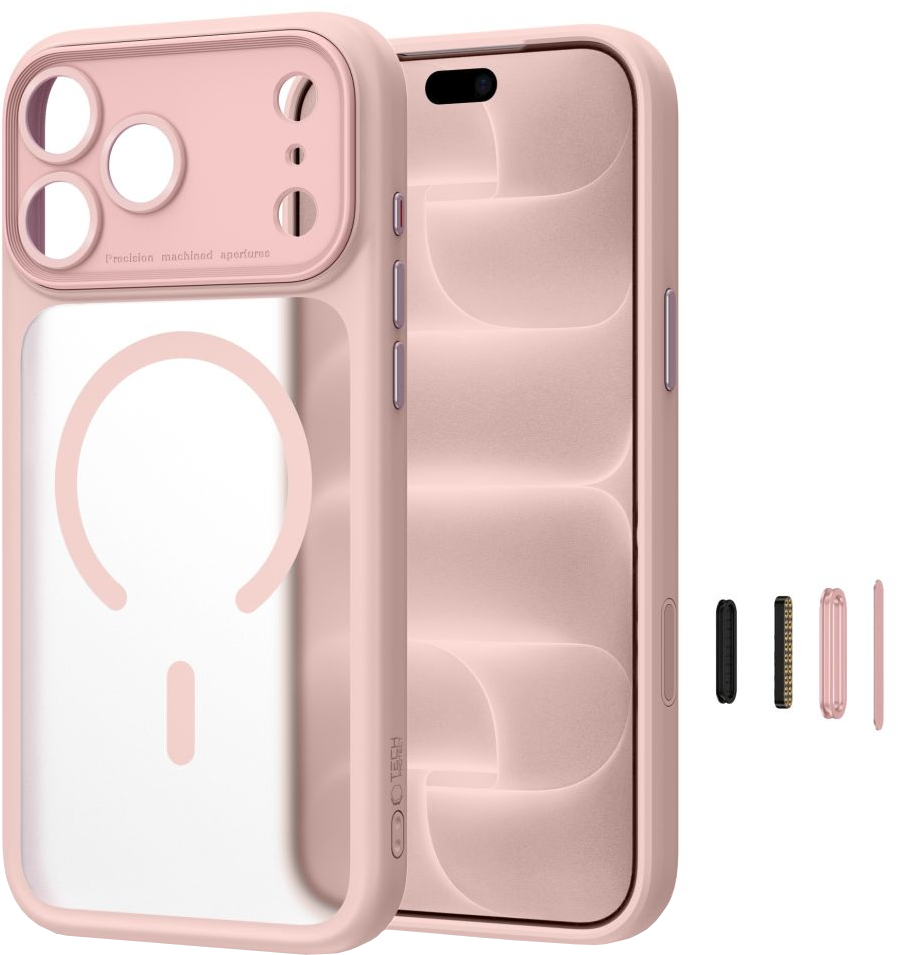 MagSafe-hoesje voor Apple iPhone 18 Pro / 17 Pro, Tech-Protect, MagPeak CC, matroze