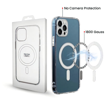 MagSafe hoesje voor Apple iPhone 17 Pro, OEM, Clear, Transparant