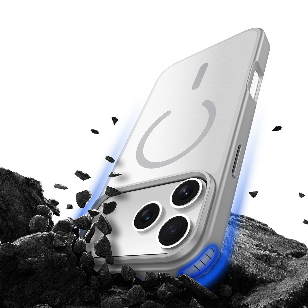 MagSafe hoesje voor Apple iPhone 17 Pro, DUX DUCIS, Yind, Grijs