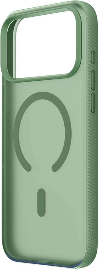 MagSafe-hoesje voor Apple iPhone 17 Pro, Belkin, SheerForce Grip, Groen MSA035hqSE