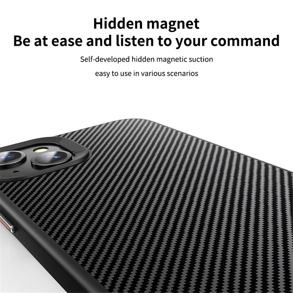 MagSafe-hoesje voor Apple iPhone 15, OEM, Carbon, Zwart