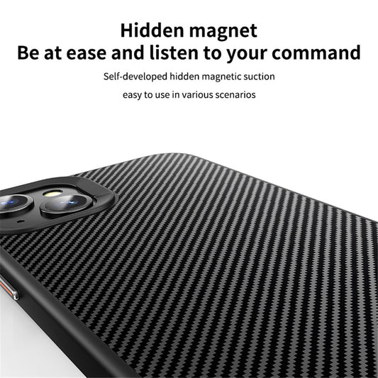 MagSafe-hoesje voor Apple iPhone 15, OEM, Carbon, Zwart