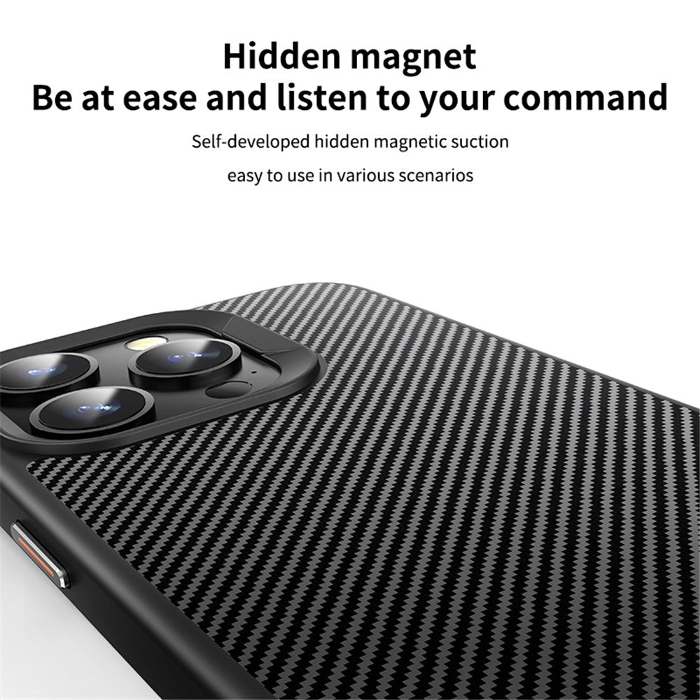 MagSafe-hoesje voor Apple iPhone 15 Pro, OEM, Carbon, Zwart
